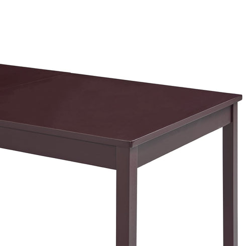 Maison Madeleine -  11 Piece Dining Set Pinewood Dark Brown